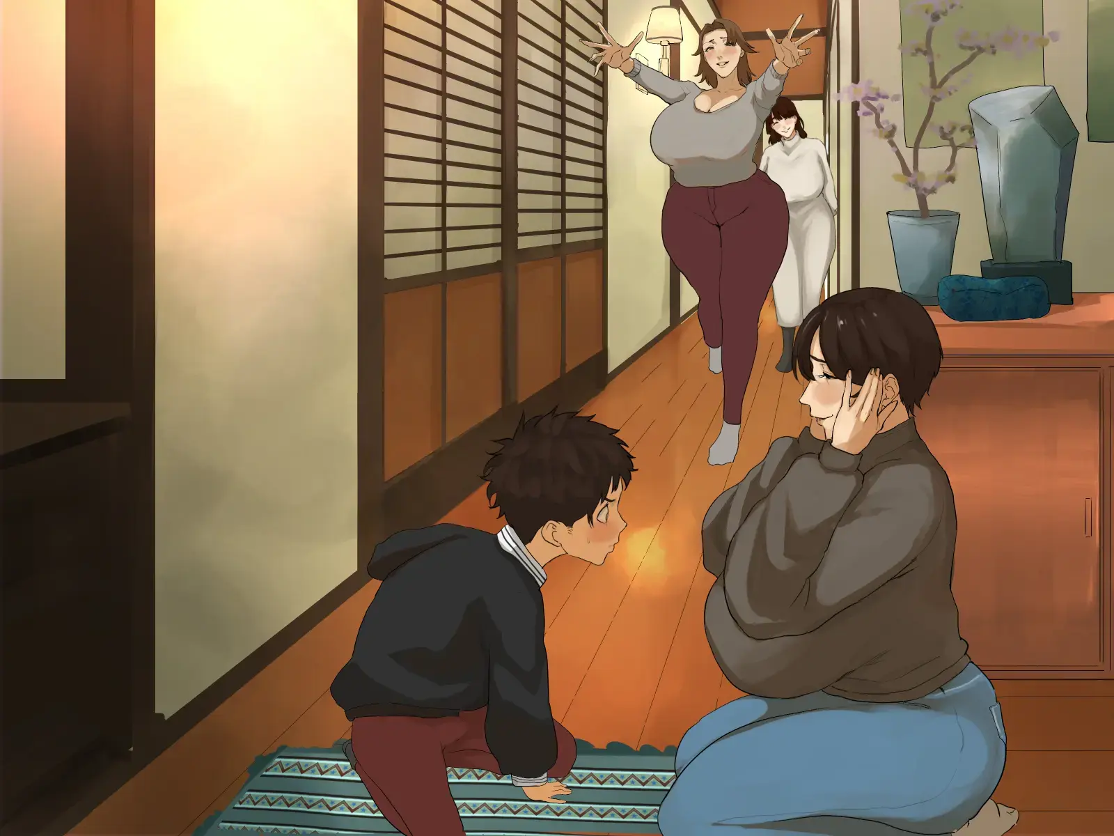 Toshikoshi Kinseki No Oba-Chan-Tachi To No Hitoyo #2 | 새해 전야 친척의 이모님들과의 하룻밤 #2
